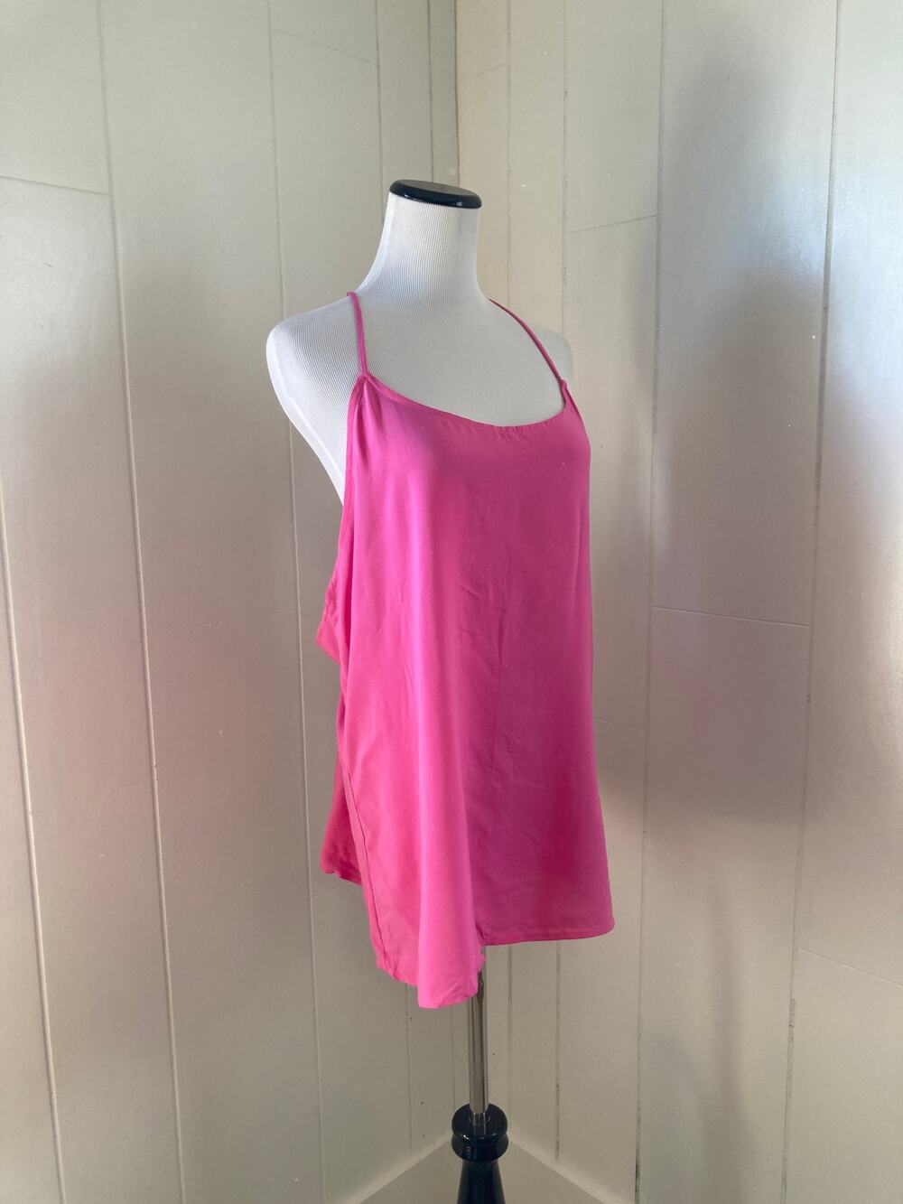 Xhilaration Pink Blousy Tank Top, Size XL
